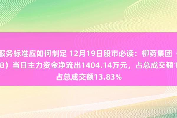 服务标准应如何制定 12月19日股市必读：柳药集团（603368）当日主力资金净流出1404.14万元，占总成交额13.83%